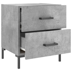 vidaXL Bedside Cabinet Concrete Grey 40x35x47.5 cm Engineered Wood 5