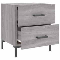 vidaXL Bedside Cabinet Grey Sonoma 40x35x47.5 cm Engineered Wood 5