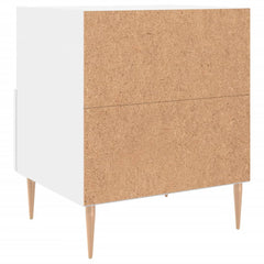 vidaXL Bedside Cabinet White 40x35x47.5 cm Engineered Wood 6