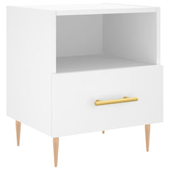 vidaXL Bedside Cabinets 2 pcs White 40x35x47.5 cm Engineered Wood 5