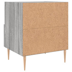 vidaXL Bedside Cabinet Grey Sonoma 40x35x47.5 cm Engineered Wood 6