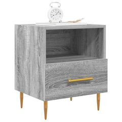 vidaXL Bedside Cabinets 2 pcs Grey Sonoma 40x35x47.5 cm Engineered Wood 4