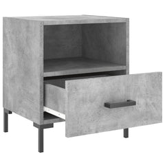 vidaXL Bedside Cabinets 2 pcs Concrete Grey 40x35x47.5 cm Engineered Wood 5