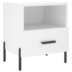 vidaXL Bedside Cabinets 2 pcs White 40x35x47.5 cm Engineered Wood 6
