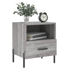 vidaXL Bedside Cabinets 2 pcs Grey Sonoma 40x35x47.5 cm Engineered Wood 4