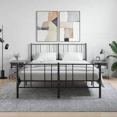 vidaXL Bedside Cabinets 2 pcs Grey Sonoma 40x35x47.5 cm Engineered Wood 1