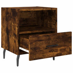 vidaXL Bedside Cabinets 2 pcs Smoked Oak 40x35x47.5 cm Engineered Wood 5