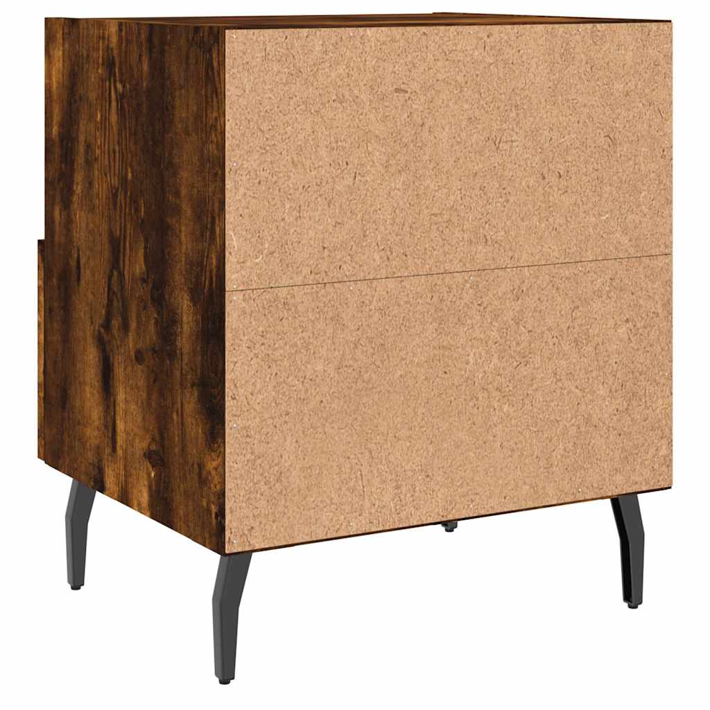 Bedside Cabinet 40x35x47,5 cm Engineered Wood Smoked oak