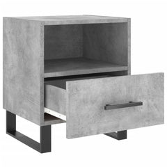 vidaXL Bedside Cabinet Concrete Grey 40x35x47.5 cm Engineered Wood 3