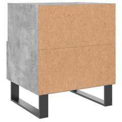 vidaXL Bedside Cabinet Concrete Grey 40x35x47.5 cm Engineered Wood 6