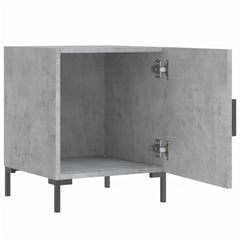 vidaXL Bedside Cabinets 2 pcs Concrete Grey 40x40x50 cm Engineered Wood 6