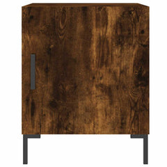 vidaXL Bedside Cabinets 2 pcs Smoked Oak 40x40x50 cm Engineered Wood 4