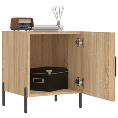 vidaXL Bedside Cabinets 2 pcs Sonoma Oak 40x40x50 cm Engineered Wood 3