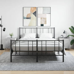 vidaXL Bedside Cabinets 2 pcs Concrete Grey 40x40x50 cm Engineered Wood 1