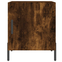 vidaXL Bedside Cabinets 2 pcs Smoked Oak 40x40x50 cm Engineered Wood 6