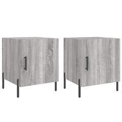 vidaXL Bedside Cabinets 2 pcs Grey Sonoma 40x40x50 cm Engineered Wood 2