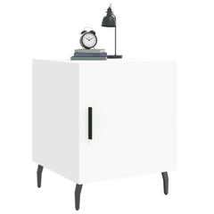 vidaXL Bedside Cabinets 2 pcs White 40x40x50 cm Engineered Wood 4
