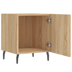 vidaXL Bedside Cabinets 2 pcs Sonoma Oak 40x40x50 cm Engineered Wood 5