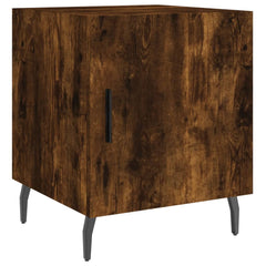 vidaXL Bedside Cabinets 2 pcs Smoked Oak 40x40x50 cm Engineered Wood 6