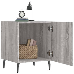 vidaXL Bedside Cabinets 2 pcs Grey Sonoma 40x40x50 cm Engineered Wood 3