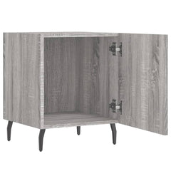 vidaXL Bedside Cabinets 2 pcs Grey Sonoma 40x40x50 cm Engineered Wood 5