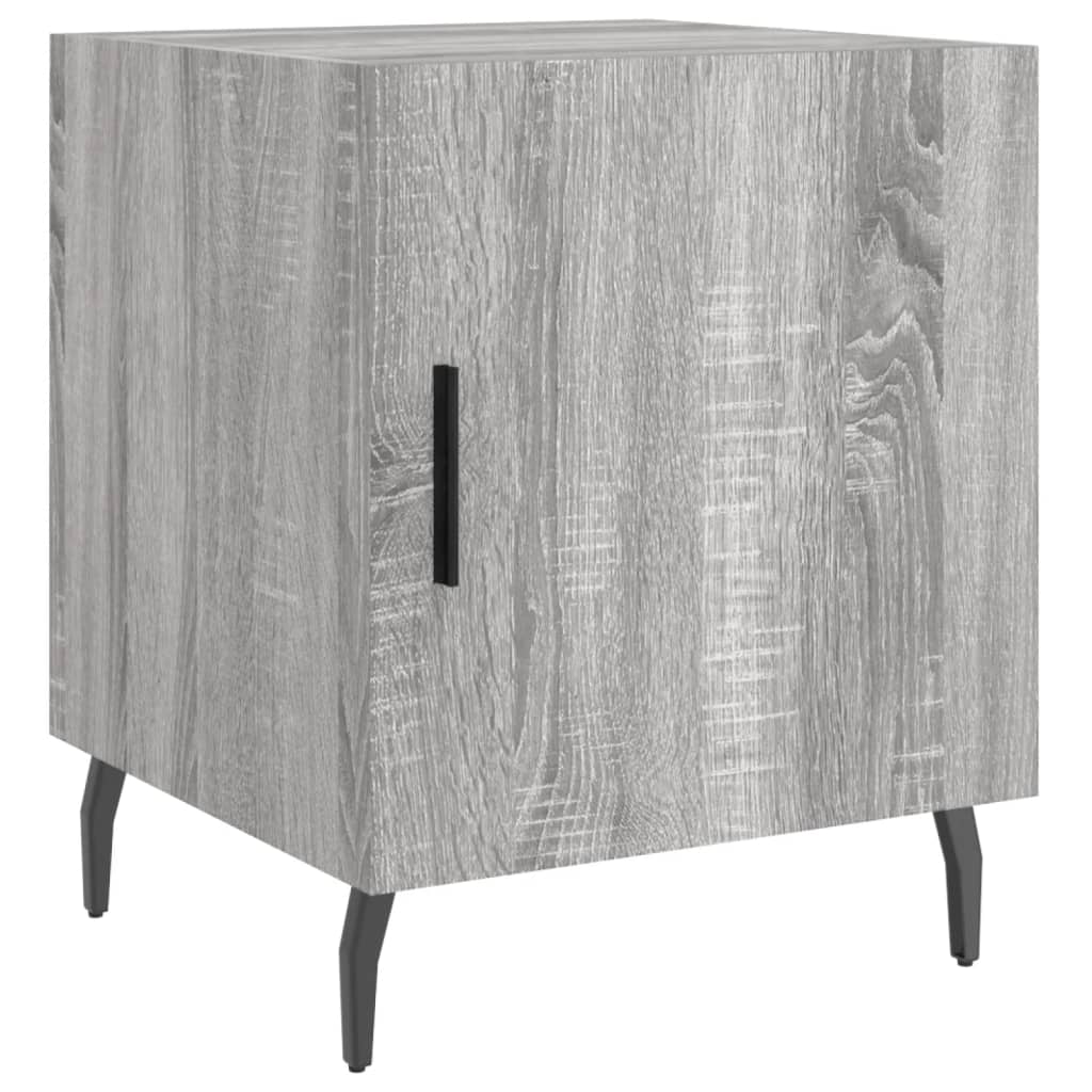 vidaXL Bedside Cabinets 2 pcs Grey Sonoma 40x40x50 cm Engineered Wood 6