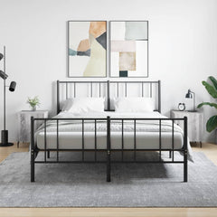 vidaXL Bedside Cabinets 2 pcs Grey Sonoma 40x40x50 cm Engineered Wood 1