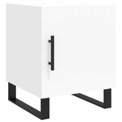 vidaXL Bedside Cabinets 2 pcs White 40x40x50 cm Engineered Wood 6