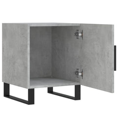 vidaXL Bedside Cabinets 2 pcs Concrete Grey 40x40x50 cm Engineered Wood 5