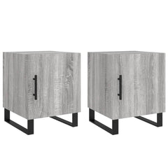vidaXL Bedside Cabinets 2 pcs Grey Sonoma 40x40x50 cm Engineered Wood 2