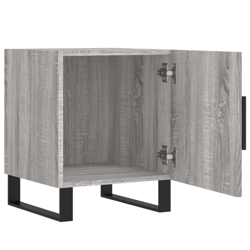 vidaXL Bedside Cabinets 2 pcs Grey Sonoma 40x40x50 cm Engineered Wood 5