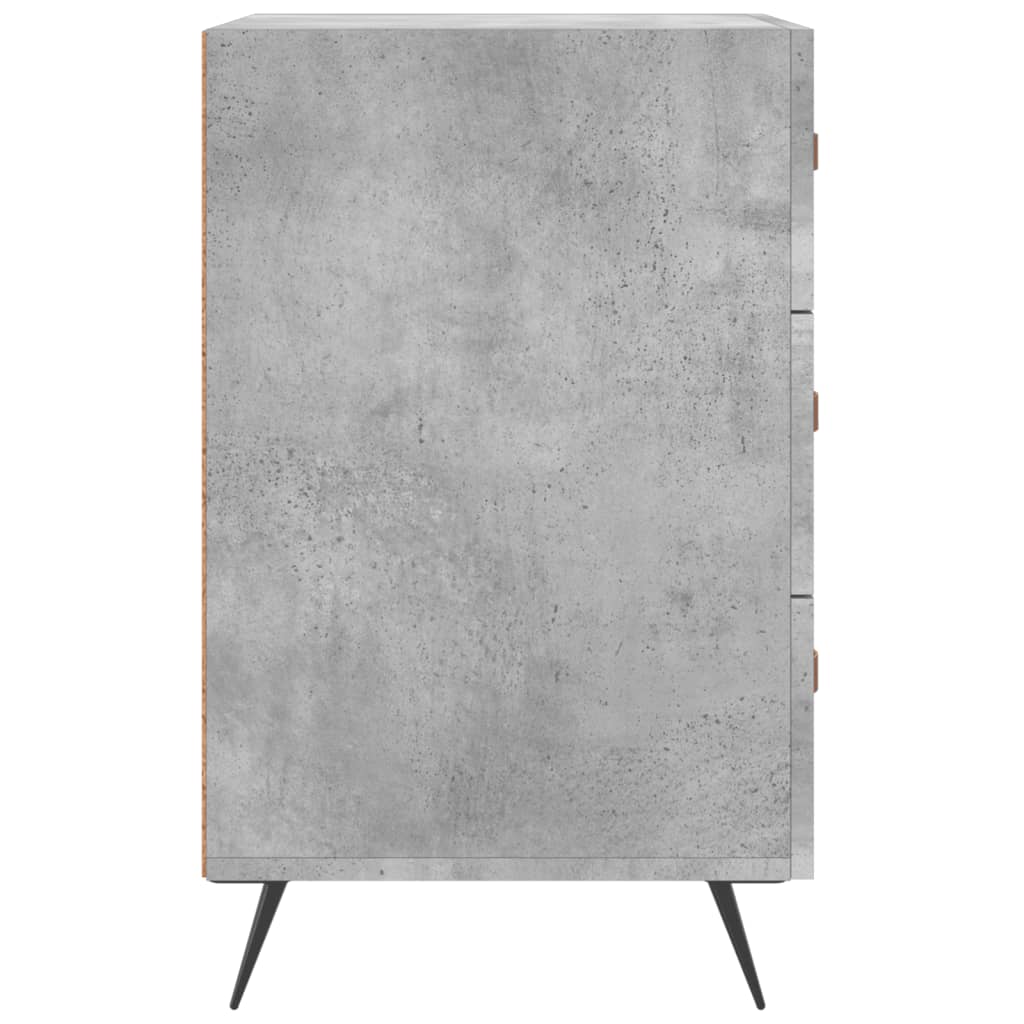 vidaXL Bedside Cabinet Concrete Grey 40x40x66 cm Engineered Wood 6