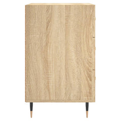vidaXL Bedside Cabinet Sonoma Oak 40x40x66 cm Engineered Wood 6