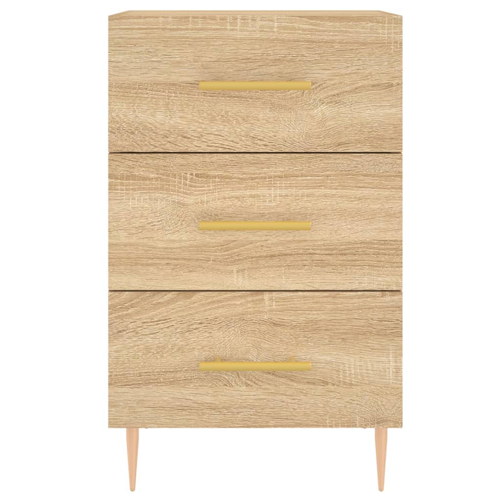 Bedside Cabinet 40x40x66 cm Engineered Wood Sonoma oak