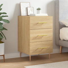 Bedside Cabinet 40x40x66 cm Engineered Wood Sonoma oak
