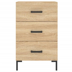 vidaXL Bedside Cabinet Sonoma Oak 40x40x66 cm Engineered Wood 5