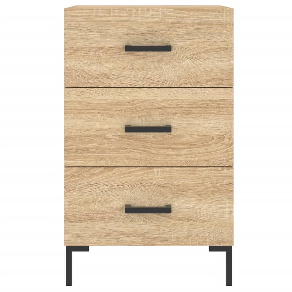 Bedside Cabinet 40x40x66 cm Engineered Wood Sonoma oak