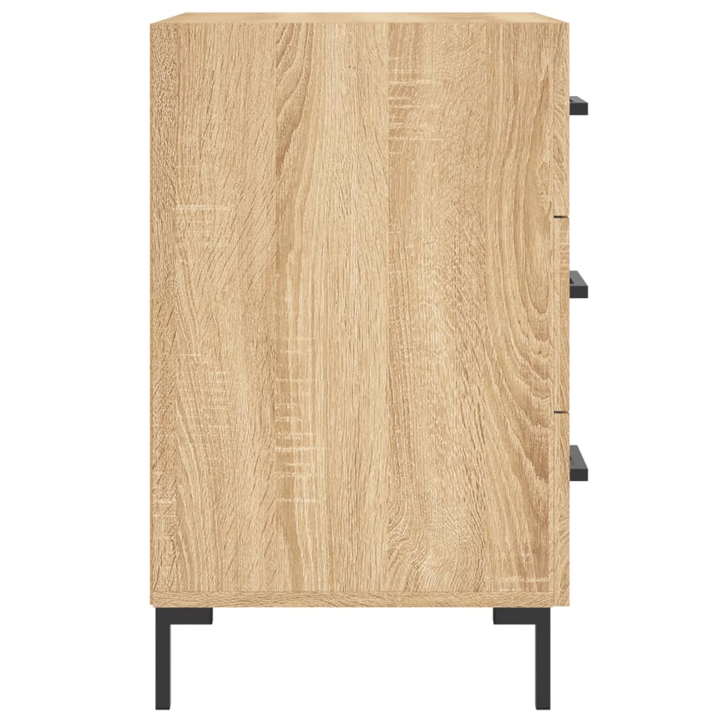 Bedside Cabinet 40x40x66 cm Engineered Wood Sonoma oak