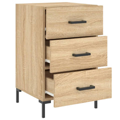 Bedside Cabinet 40x40x66 cm Engineered Wood Sonoma oak