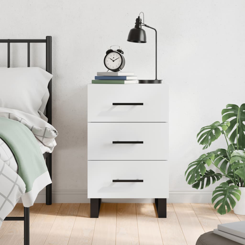 vidaXL Bedside Cabinet 40x40x66 cm Engineered Wood