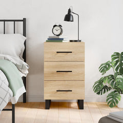 vidaXL Bedside Cabinet Sonoma Oak 40x40x66 cm Engineered Wood 1