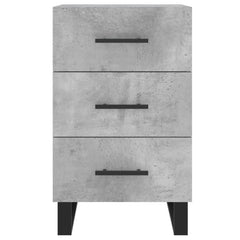 vidaXL Bedside Cabinet Concrete Grey 40x40x66 cm Engineered Wood 5
