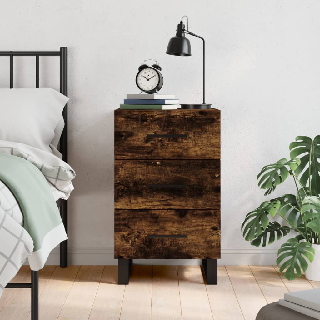 vidaXL Bedside Cabinet 40x40x66 cm Engineered Wood