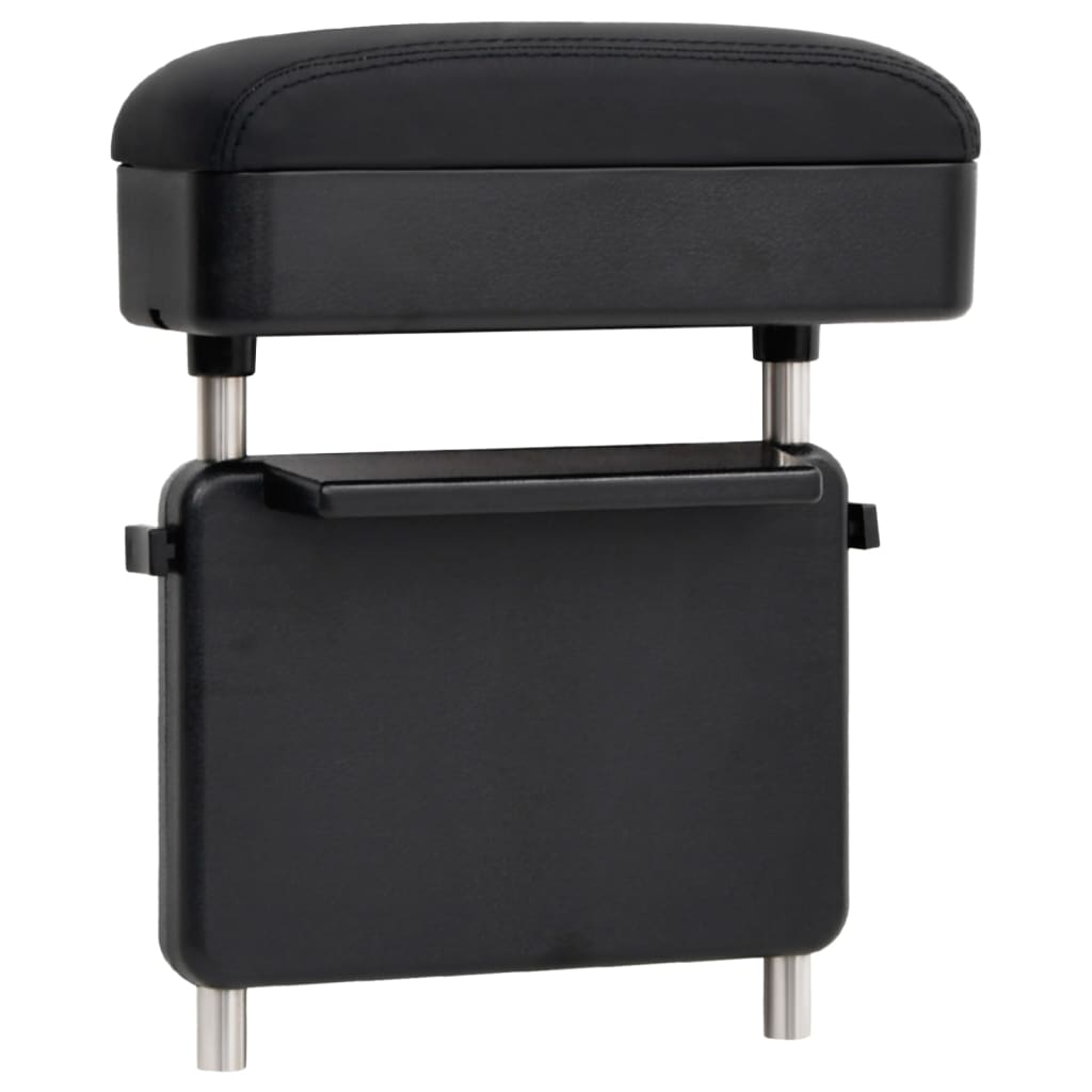 vidaXL Car Armrest Universal Black 23x8x(30-38) cm ABS 1