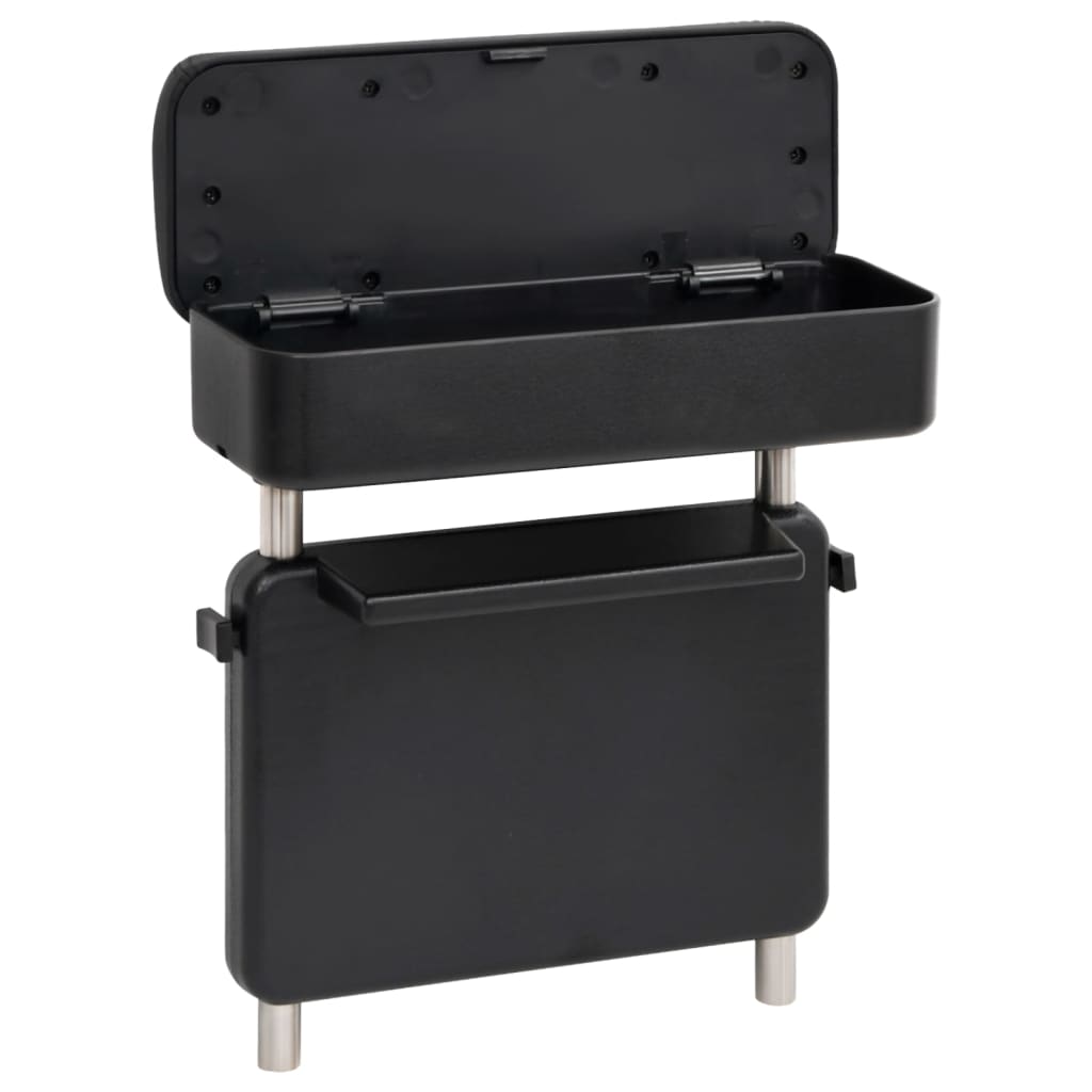 vidaXL Car Armrest Universal Black 23x8x(30-38) cm ABS 3