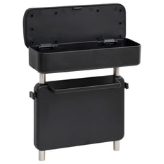 vidaXL Car Armrest Universal Black 23x8x(30-38) cm ABS 3