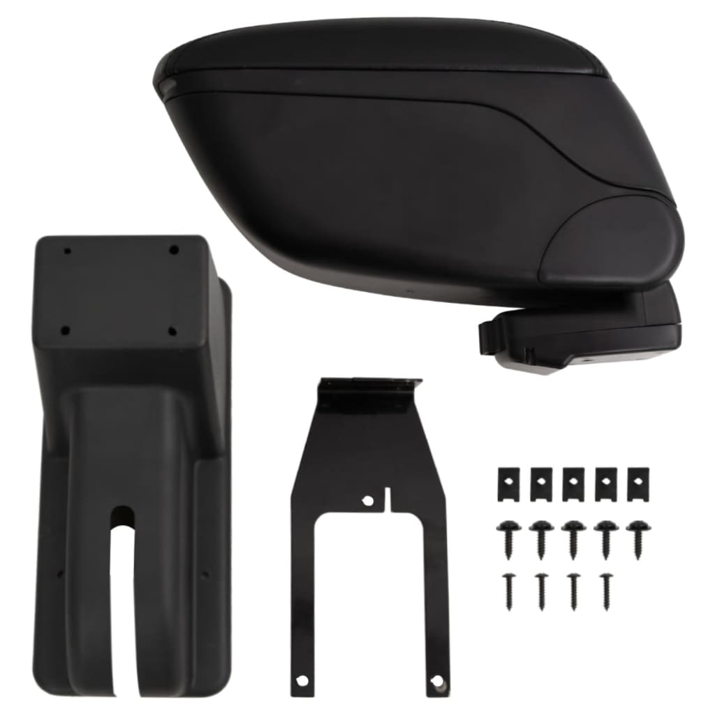 vidaXL Car Armrest Black 12x29x(32-46) cm ABS 1