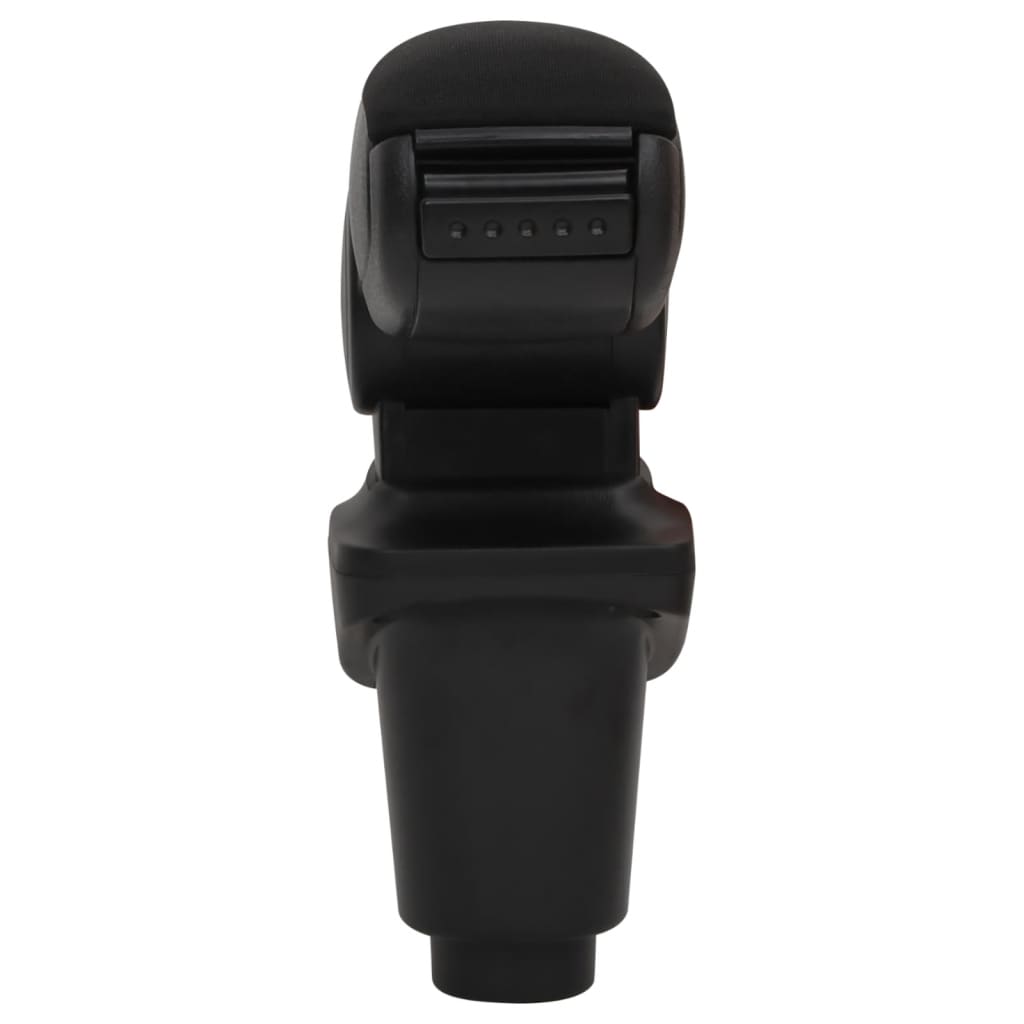 vidaXL Car Armrest for Fiat 500L (2012) Black 14x35x(37-53) cm ABS 3