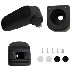 vidaXL Car Armrest for VW POLO 6R/6C (2009-2017) Black 12x34x(35-47) cm ABS 1