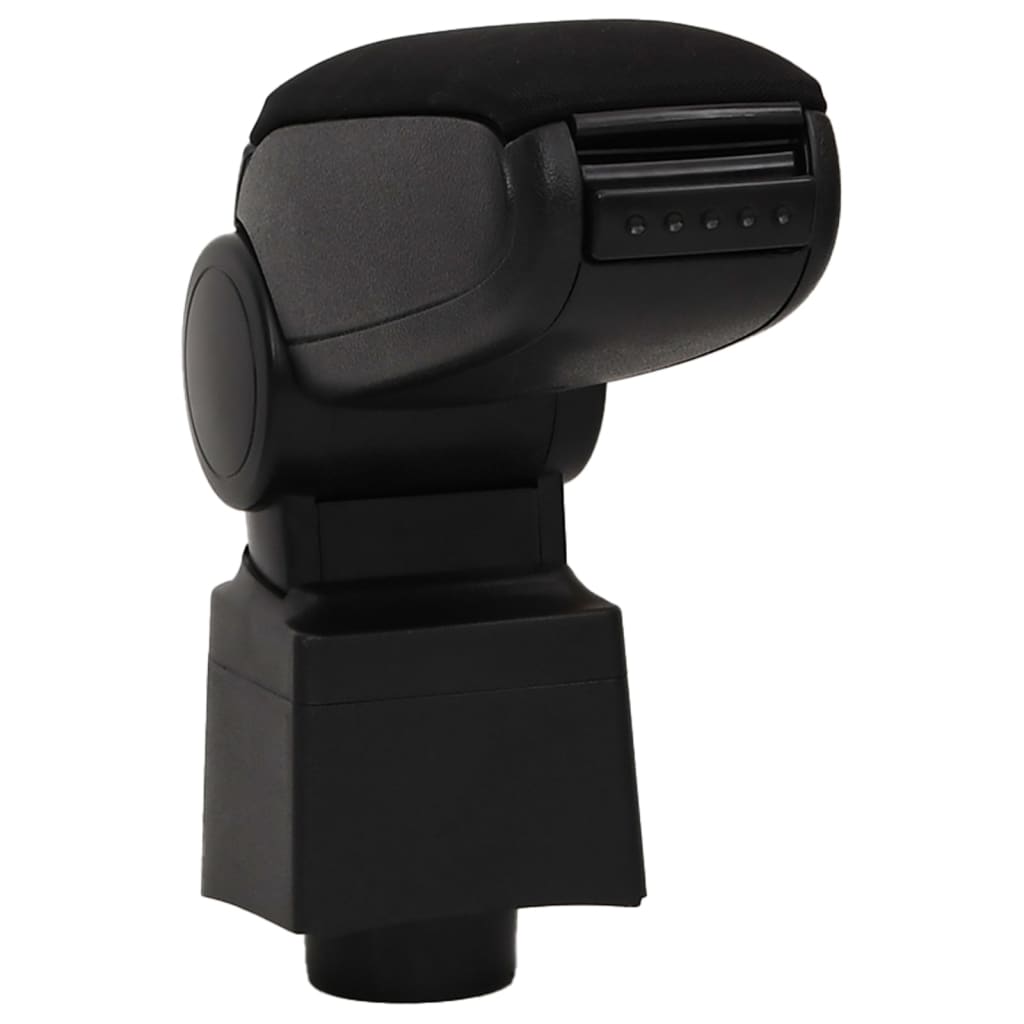 vidaXL Car Armrest for VW POLO 6R/6C (2009-2017) Black 12x34x(35-47) cm ABS 2